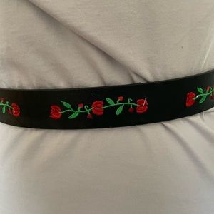 Leather belt